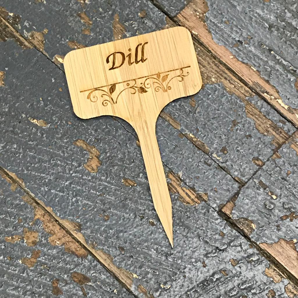 Herb Garden Wood Marker Identification Stick Stake Dill –  TheDepot.LakeviewOhio